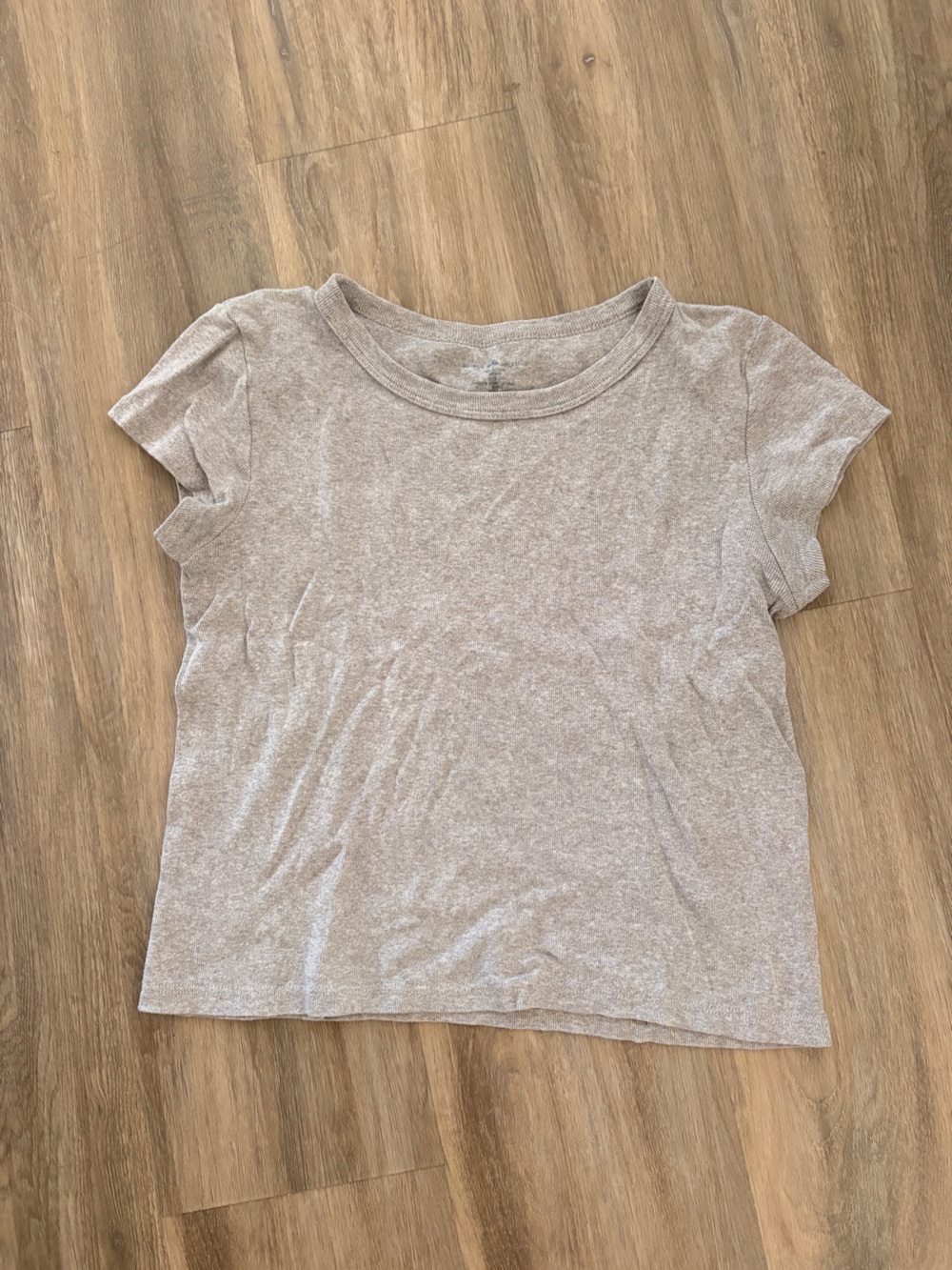 Brandy Melville Heathered Grey Tee